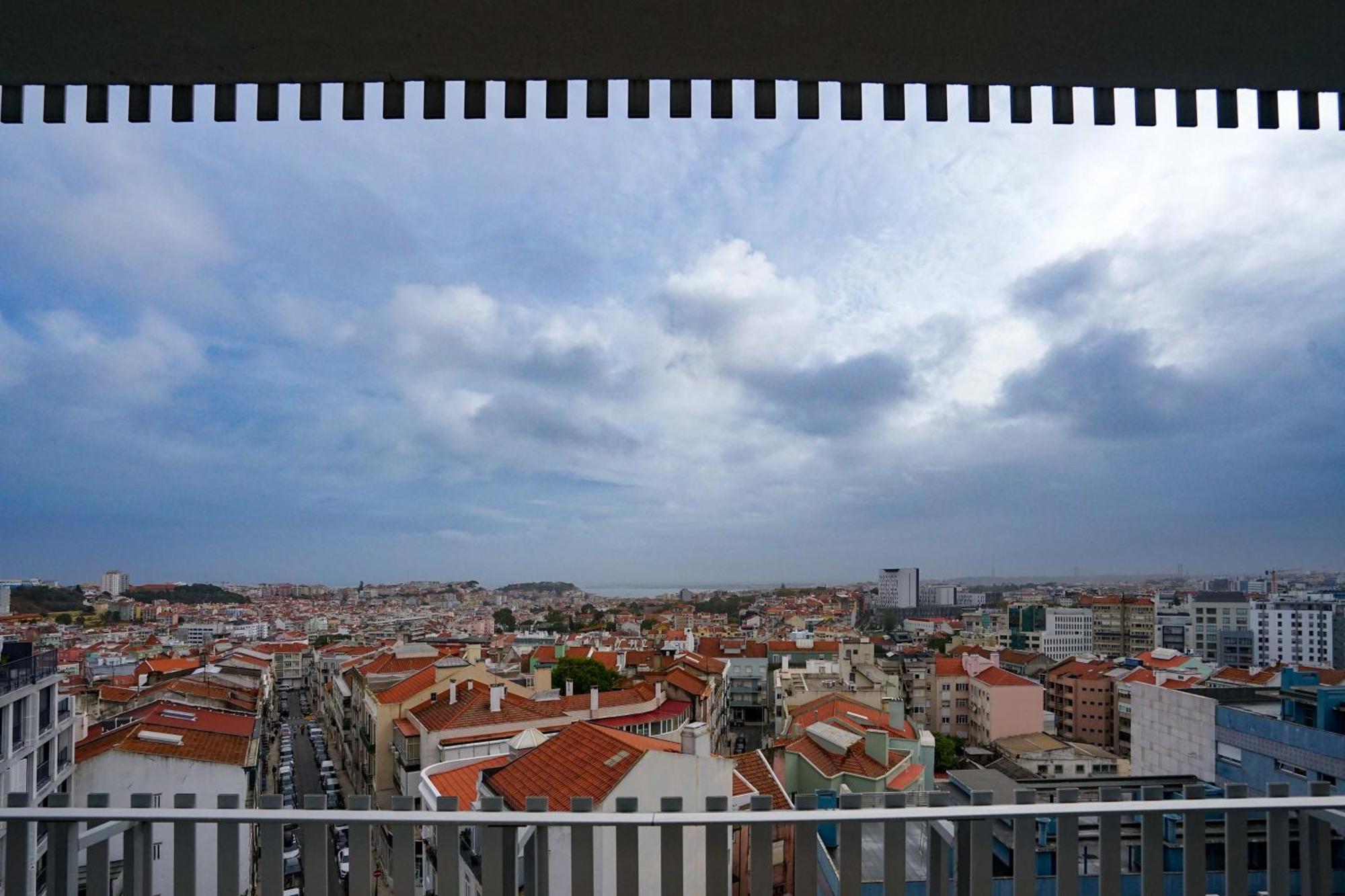 Appartamento Panoramic View Saldanha Lisbona Esterno foto